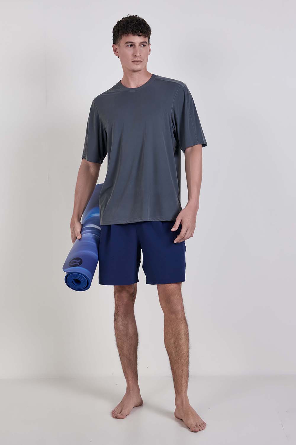 Brushed Yoga Crewneck T-Shirt